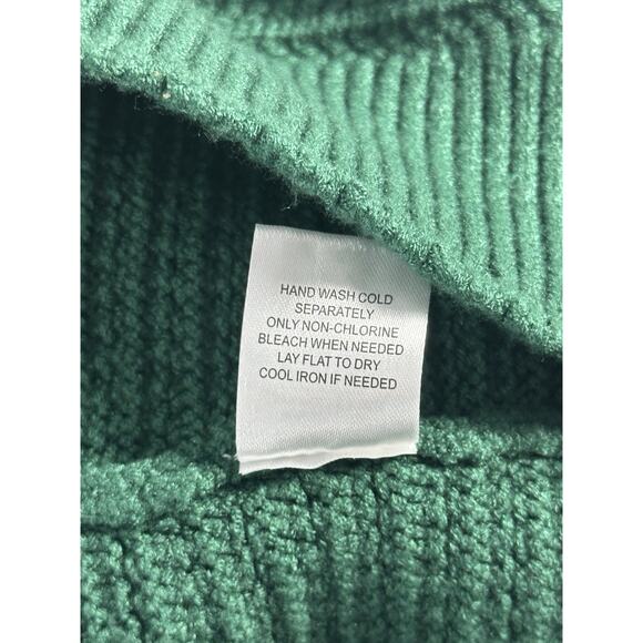 Daniel Rainn Women’s Textured Knit Short Sleeve Sweater Green Size Large - Picture 13 of 16